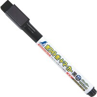 シンワ ホワイトボードマーカー 黒 細字 丸芯 イ