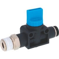 ニホンピスコ PISCO ハンドバルブ ストレートB3方弁チューブR1/4出力6