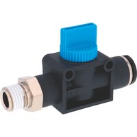 ニホンピスコ PISCO ハンドバルブ ストレートB3方弁チューブR1/4出力10