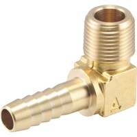 アソー ASOH アングル型ホースニップル PT3/8×Φ12.7 RoHS