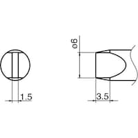 白光 白光 こて先/SSD6型