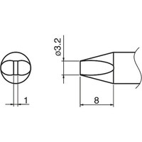 白光 白光 こて先/SSD32型
