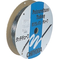 チヨダ チヨダ ポリウレタンチューブ メガタッチチューブ 外径6mm/全長100m 黒