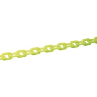 日本緑十字社 緑十字 プラスチックチェーン 蛍光緑 PT630KG 長さ30m 線径6mmΦ ポリエチレン