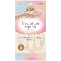 エステー エステー ビニール手袋 ファミリープレミアムタッチ ヒアルロン酸 S ホワイト