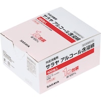 サラヤ サラヤ アルコール含浸綿1枚包装 100入