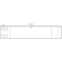 つくし工房 つくし 透明ポケット付腕章(ファスナー付)白地