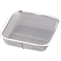 遠藤商事 TKG ミネックスメタル 188ミニ角ざる 22cm