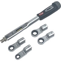 TONE TONE トルクレンチ用交換ヘッド 差替式トルクレンチラチェットめがねヘッドセット 5点セット