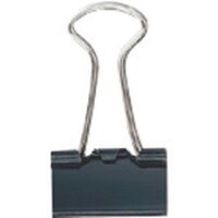 プラス PLUS 35469)ダブルクリップ CP10710P 極豆 黒 100個