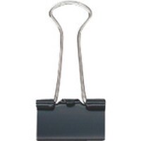 プラス PLUS 35483)ダブルクリップ CP105 小 黒 10個