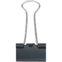 プラス PLUS 35583)ダブルクリップ CP10510P 小 黒 100個