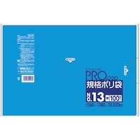 日本サニパック サニパック 規格ポリ袋13号青100枚