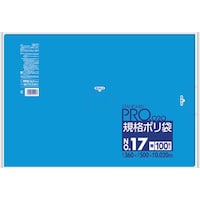 日本サニパック サニパック 規格ポリ袋17号青100枚