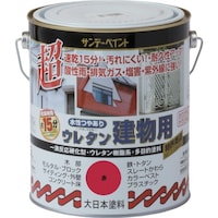 サンデーペイント サンデーペイント 水性つや有りウレタン建物用 赤 1600M