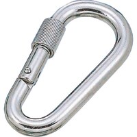 水本 水本 リングキャッチ ステンレス ナス型カラビナ 線径5mm長さ54mm