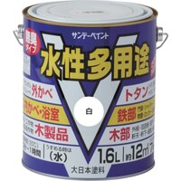 サンデーペイント サンデーペイント 水性多用途 白 1600M