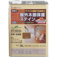 アトムサポート アトムペイント 水性ウッドエバープロテクト 3L オーク