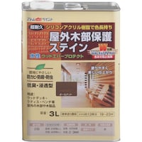 アトムサポート アトムペイント 水性ウッドエバープロテクト 3L オールナット