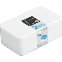 新輝合成 TONBO フロート石けん箱 水切り皿付 ホワイト