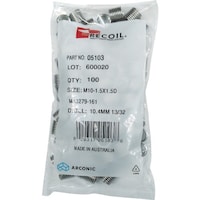 ハウメット リコイル インサートねじ リコイル SUS304 適用ボルトねじ:M30.50×1D(100個入り)