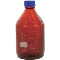 SIBATA ねじ口びん セーフティコート 茶褐色