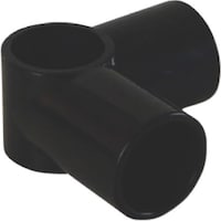 矢崎化工 yazaki イレクター Φ28 プラスチックジョイント J119B ブラック