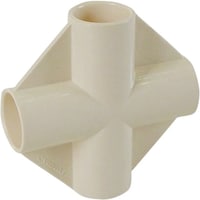 矢崎化工 yazaki イレクター Φ28 プラスチックジョイント J6A アイボリー