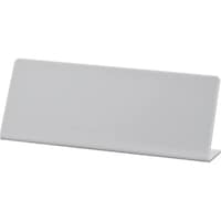 ヒカリ 光 サインプレート 無地板 L型 アクリルグレーマット