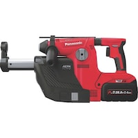 パナソニックEWネッ Panasonic 28.8V 充電ハンマードリル 集塵ありセット 赤