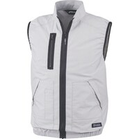 ジーベック XEBEC 空調服ベストXE9801922L シルバーグレー