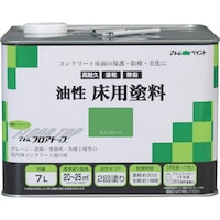 アトムサポート アトムペイント 油性コンクリート床用 フロアトップ 7L #15ライムグリーン