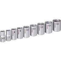 キソパワーツール PROXXON ソケット9点セット(6角タイプ)1/4”