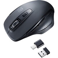 サンワサプライ SANWA 静音ワイヤレスブルーLEDマウス
