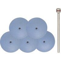 キソパワーツール PROXXON マイクログラインダー用先端工具 シリコンバフ (紡錘) 5枚