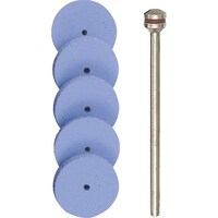 キソパワーツール PROXXON マイクログラインダー用先端工具 シリコンバフ (円盤) 5枚
