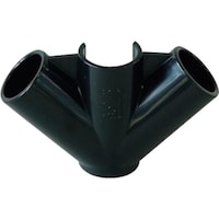 矢崎化工 yazaki イレクター Φ28 プラスチックジョイント J108 ブラック