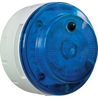 NIKKEI NIKKEI 人感警報機 ニコUFOmyubo 電池式 人感センサー 青 音声吹込み LED発光無し