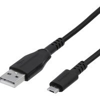オウルテック Owltech microUSBケーブル25万回の屈曲試験をクリア断線に強いブラック150CM