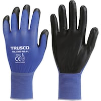 トラスコ中山 TRUSCO 極薄ニトリル背抜き手袋 ロイヤルブルー M