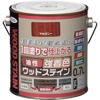 アサヒペン アサヒペン 油性強着色ウッドステイン 0.7L マホガニー