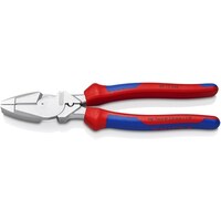 KNIPEX KNIPEX 架線工事用強力ペンチ 圧着付き クロムメッキ コンフォートハンドル