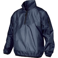 喜多 喜多 ハーフジップハイネックヤッケ(ヤッケプラス) フードなしタイプ No15 ネイビー 3L