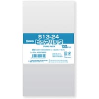 シモジマ スワン OPP袋 ピュアパック S 1324 100枚入り
