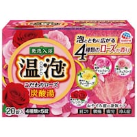 アース製薬 アース 温泡 ONPO こだわりローズ 炭酸湯 20錠入