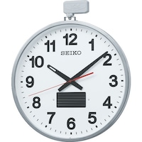 セイコーウォッチ SEIKO ソーラー屋外用大型電波掛時計 527×450×78 金属枠