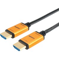 ホーリック HORIC 光ファイバー HDMIケーブル 10m メッシュケーブル ゴールド HH100533GM