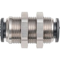 潤工社 潤工社 ワンタッチ継手Mシリーズ 隔壁ユニオン 8mm