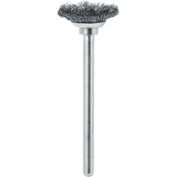 トラスコ中山 TRUSCO 【売切廃番】ベベル型ブラシ Φ15 鉄波