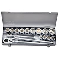 京都機械工具 KTC 19.0sq.ソケットレンチセット(18点) ケース間口545×奥行185×高さ85mm